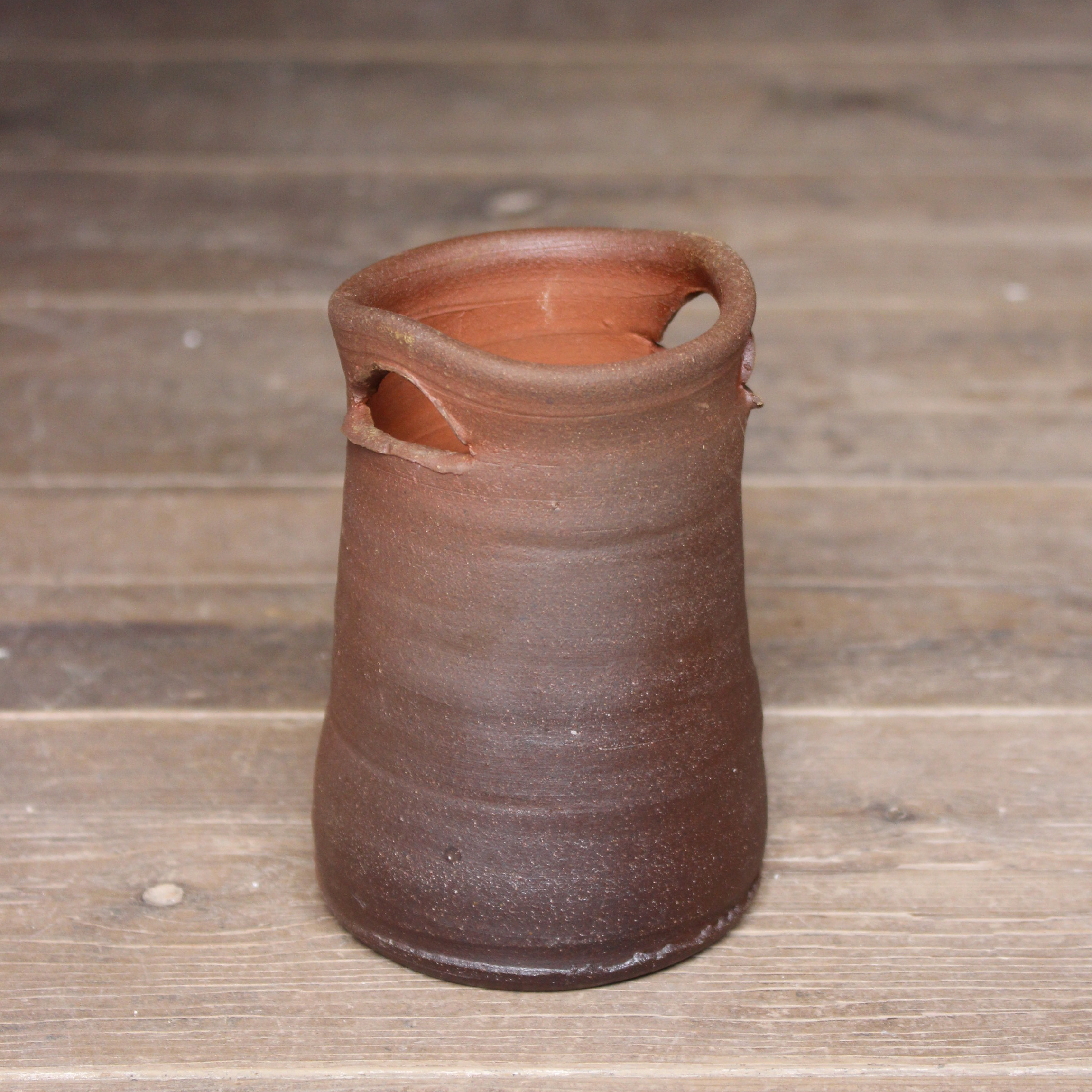 Alice Wakefield salt fired terracotta basket